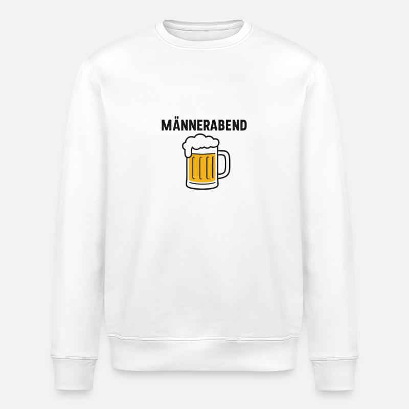 Männerabend - Stanley/Stella Unisex Bio-Sweatshirt ROLLER - Weiß