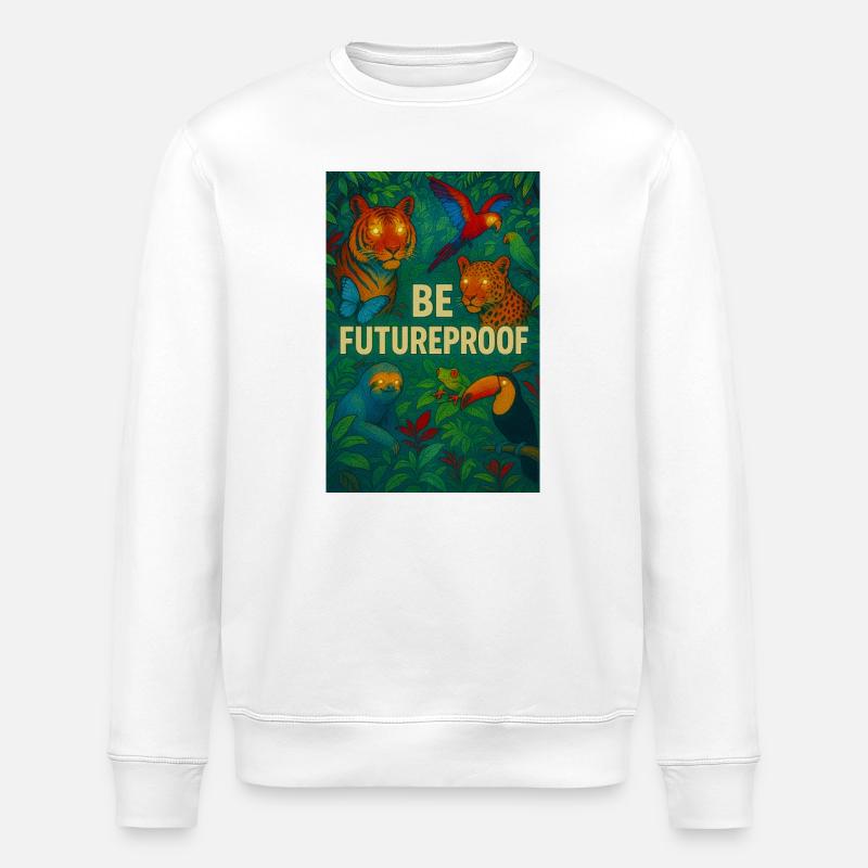 Seien Sie zukunftssicher - Stanley/Stella Unisex Bio-Sweatshirt ROLLER - Weiß