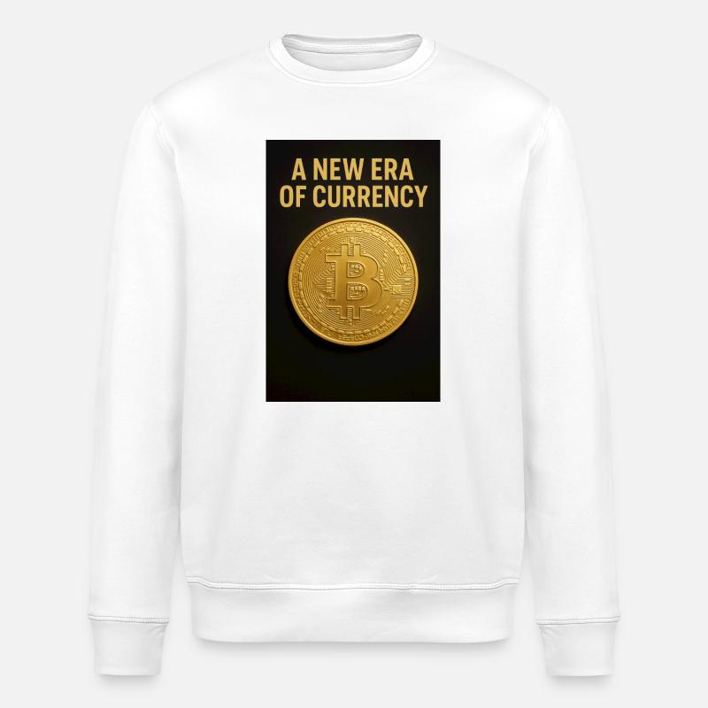 Nouvelle ère de la monnaie - Sweat bio ROLLER Stanley/Stella Unisexe - blanc
