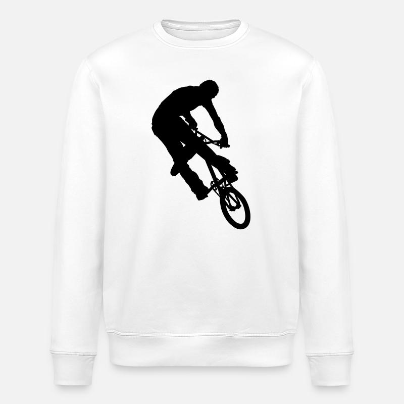 Bicyclette - Sweat bio ROLLER Stanley/Stella Unisexe - blanc