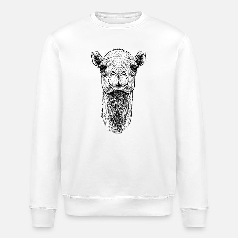 Kamel - Stanley/Stella Unisex Bio-Sweatshirt ROLLER - Weiß