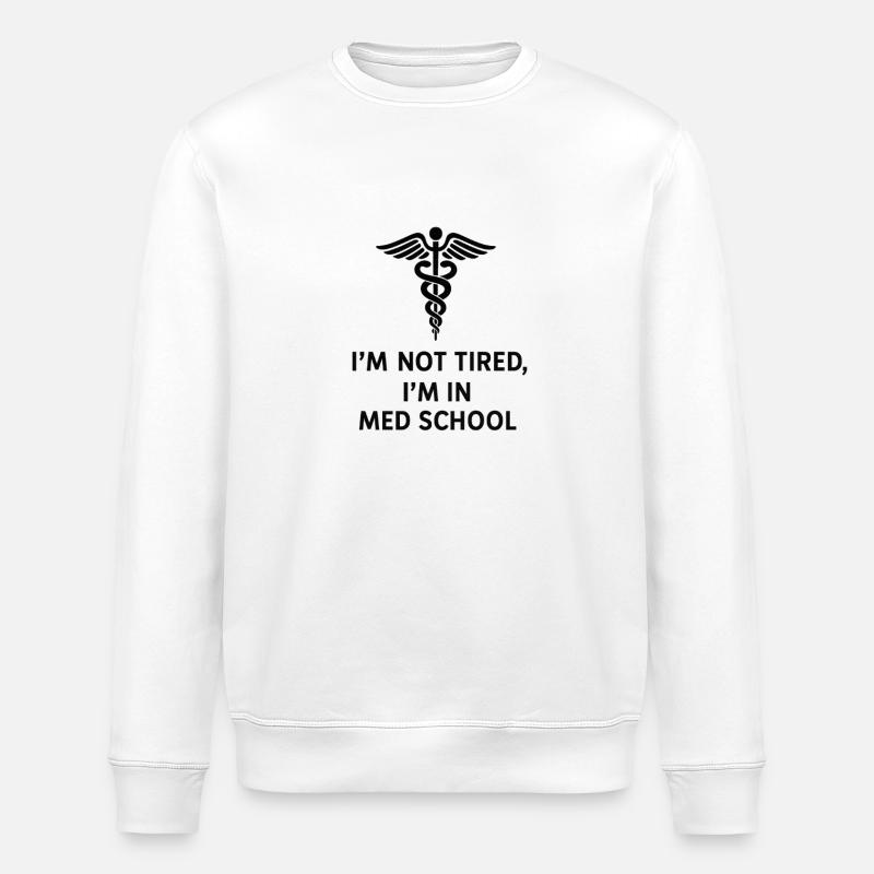 Medizinguru - Stanley/Stella Unisex Bio-Sweatshirt ROLLER - Weiß