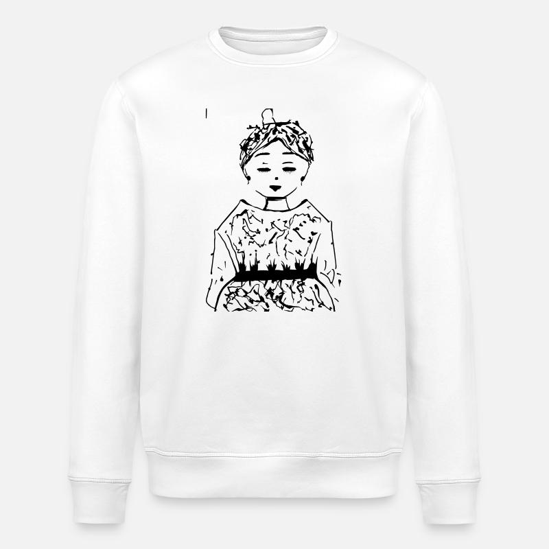 sakura - Stanley/Stella ROLLER Unisex Organic Sweatshirt - white