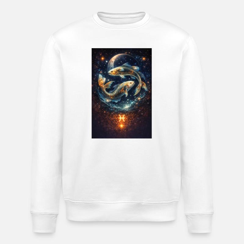 Fische - Stanley/Stella Unisex Bio-Sweatshirt ROLLER - Weiß