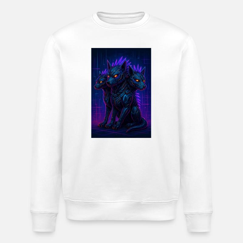 RockyZoo20 - Stanley/Stella Unisex Bio-Sweatshirt ROLLER - Weiß