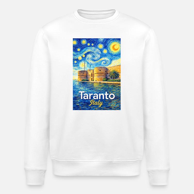TTarent, Italien. - Stanley/Stella Unisex Bio-Sweatshirt ROLLER - Weiß