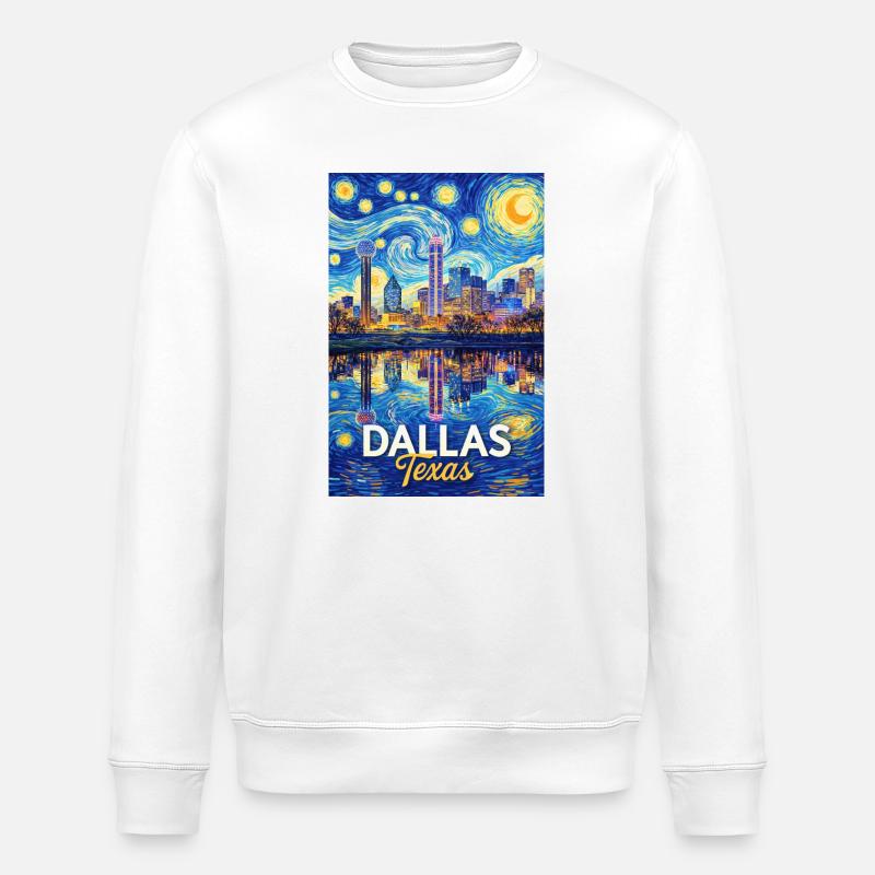 Dallas, Texas - Stanley/Stella Unisex Bio-Sweatshirt ROLLER - Weiß