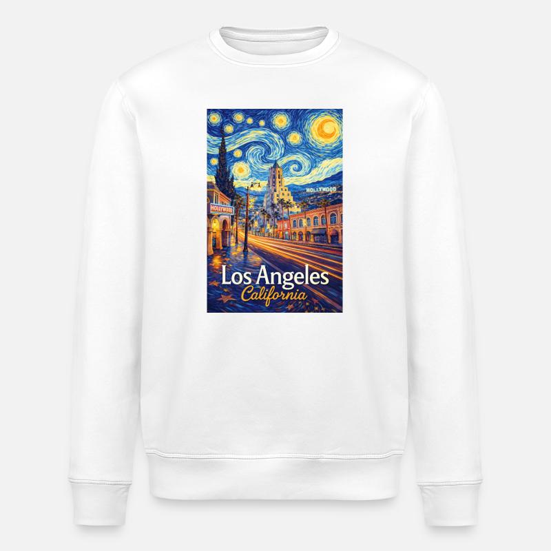 Los Angeles California - Stanley/Stella Unisex Bio-Sweatshirt ROLLER - Weiß