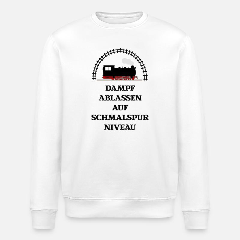 Dampf Ablassen Schmalspur - Stanley/Stella Unisex Bio-Sweatshirt ROLLER - Weiß