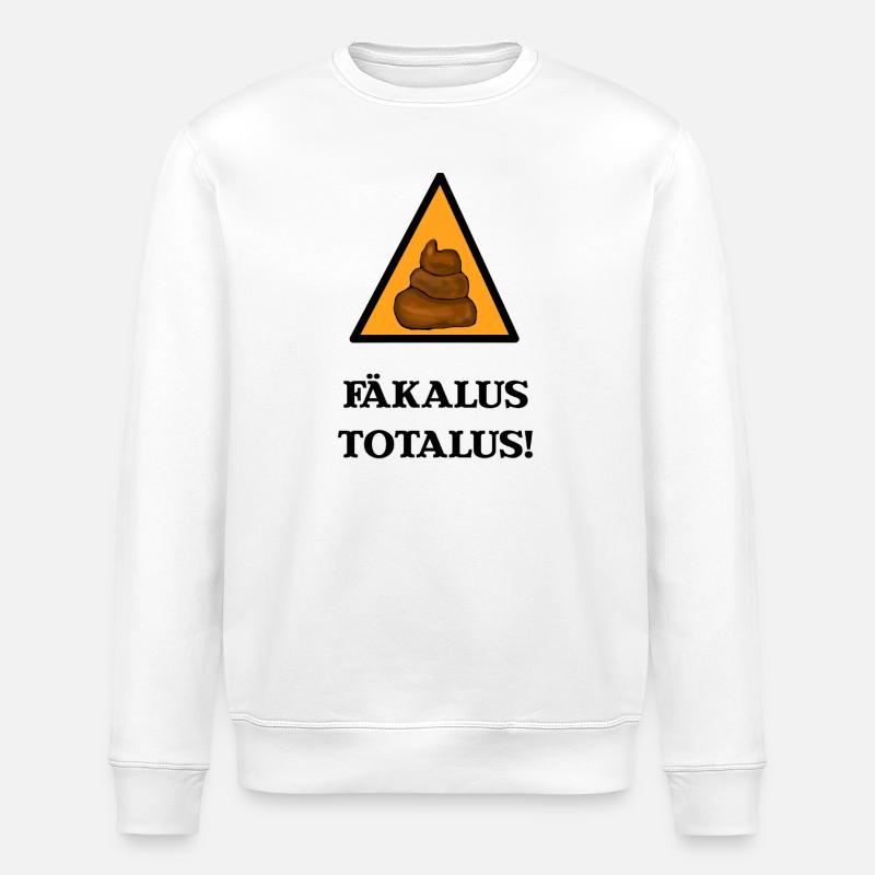 Fäkalus Totalus Witziger Zauberspruch - Stanley/Stella Unisex Bio-Sweatshirt ROLLER - Weiß