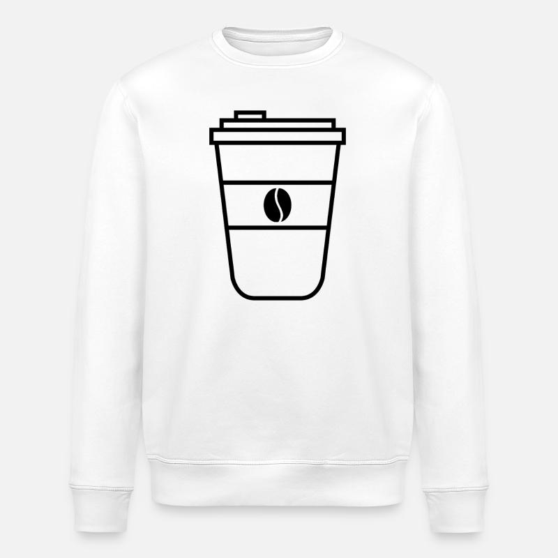 Tasse de café - Sweat bio ROLLER Stanley/Stella Unisexe - blanc