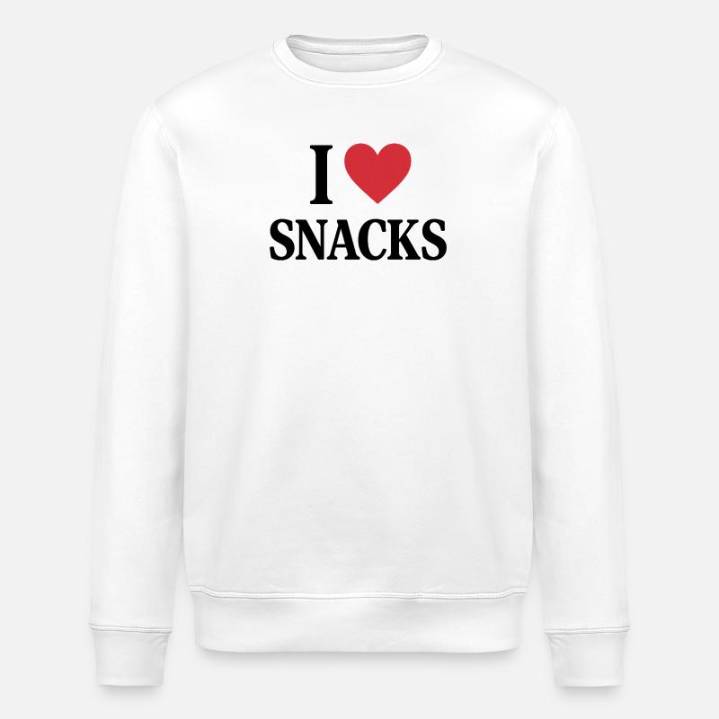 I ❤️ COLLATIONS - Sweat bio ROLLER Stanley/Stella Unisexe - blanc