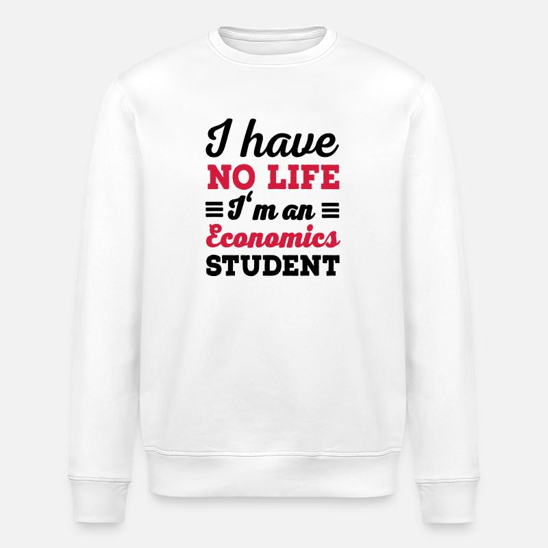 Volkswirtschaftslehre - Stanley/Stella Unisex Bio-Sweatshirt ROLLER - Weiß