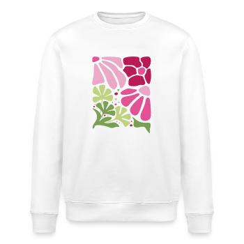 Boho Blumen Frühling Sommer Garten Natur - Stanley/Stella Unisex Bio-Sweatshirt ROLLER - Weiß - Vorne - Nik (191cm)