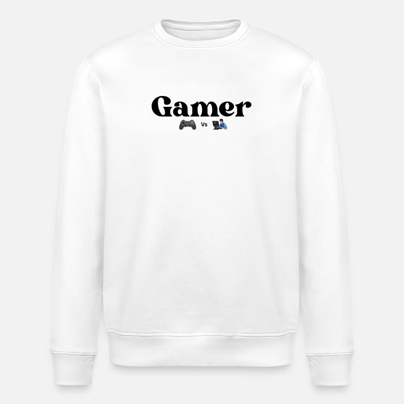 Controller VS PC - Stanley/Stella ROLLER Unisex Organic Sweatshirt - white