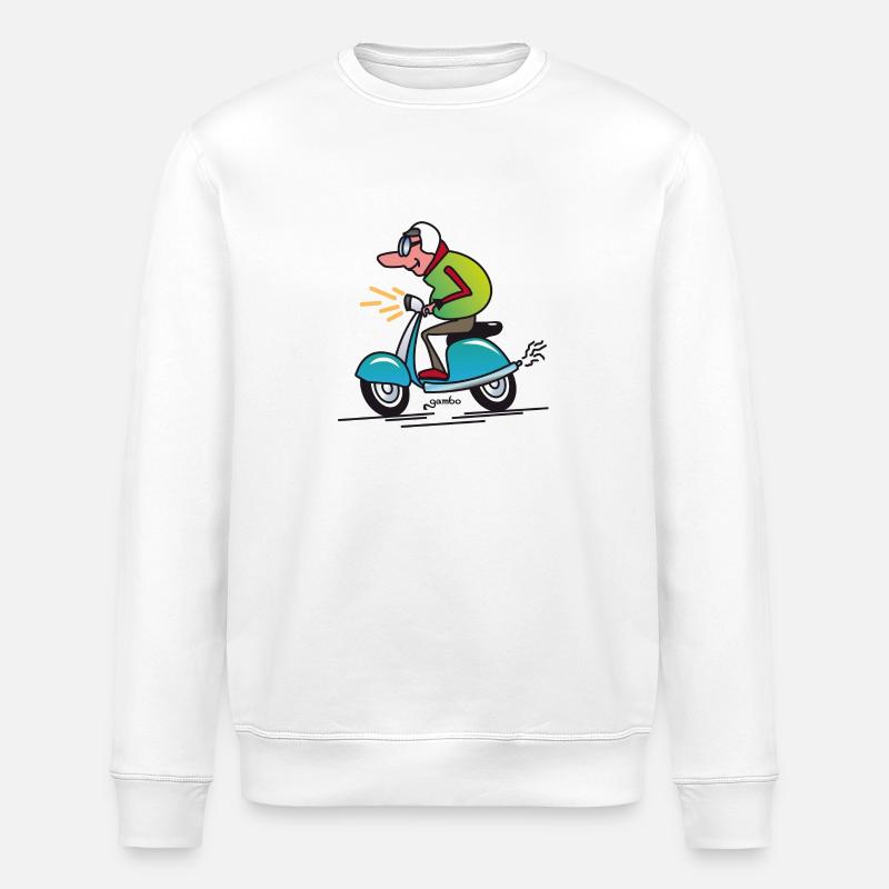 gambo Roller - Stanley/Stella Unisex Bio-Sweatshirt ROLLER - Weiß