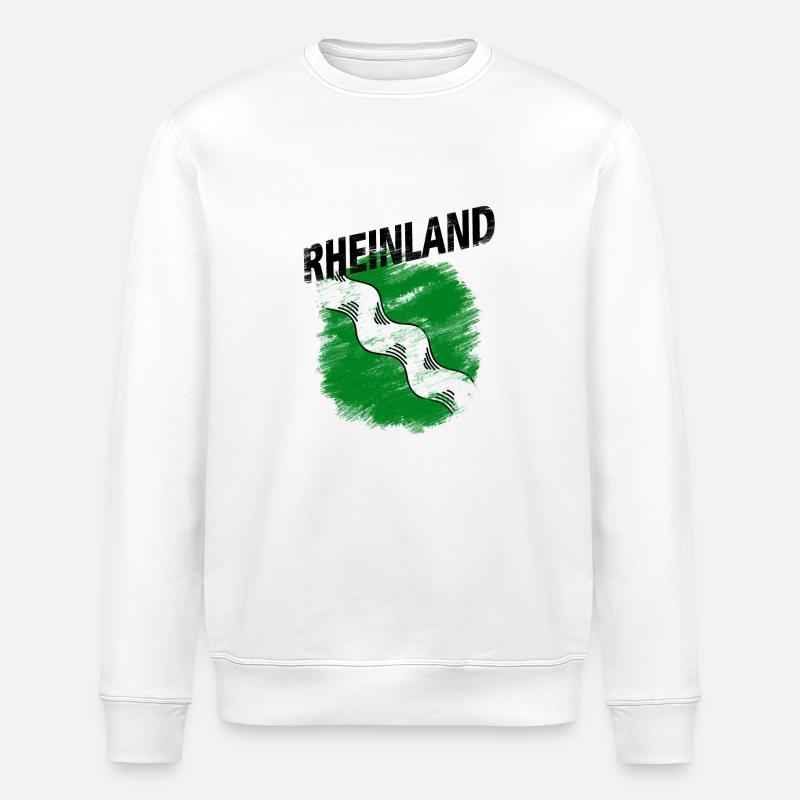 Rheinland - Stanley/Stella Unisex Bio-Sweatshirt ROLLER - Weiß