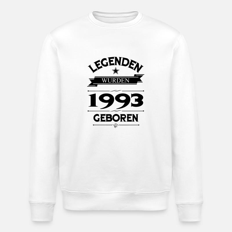 1993 - Stanley/Stella Unisex Bio-Sweatshirt ROLLER - Weiß