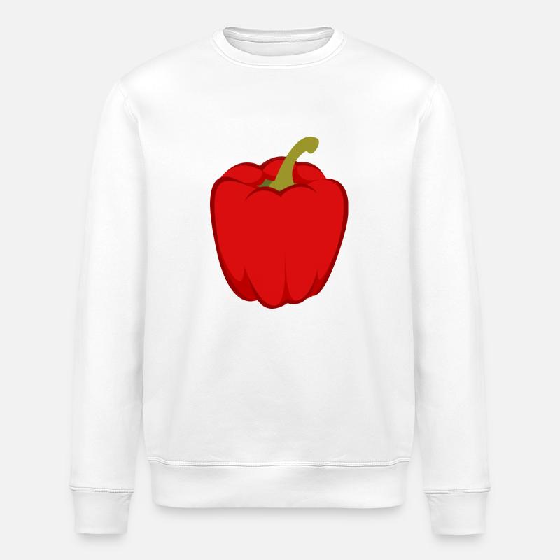 Paprika - Sweat bio ROLLER Stanley/Stella Unisexe - blanc