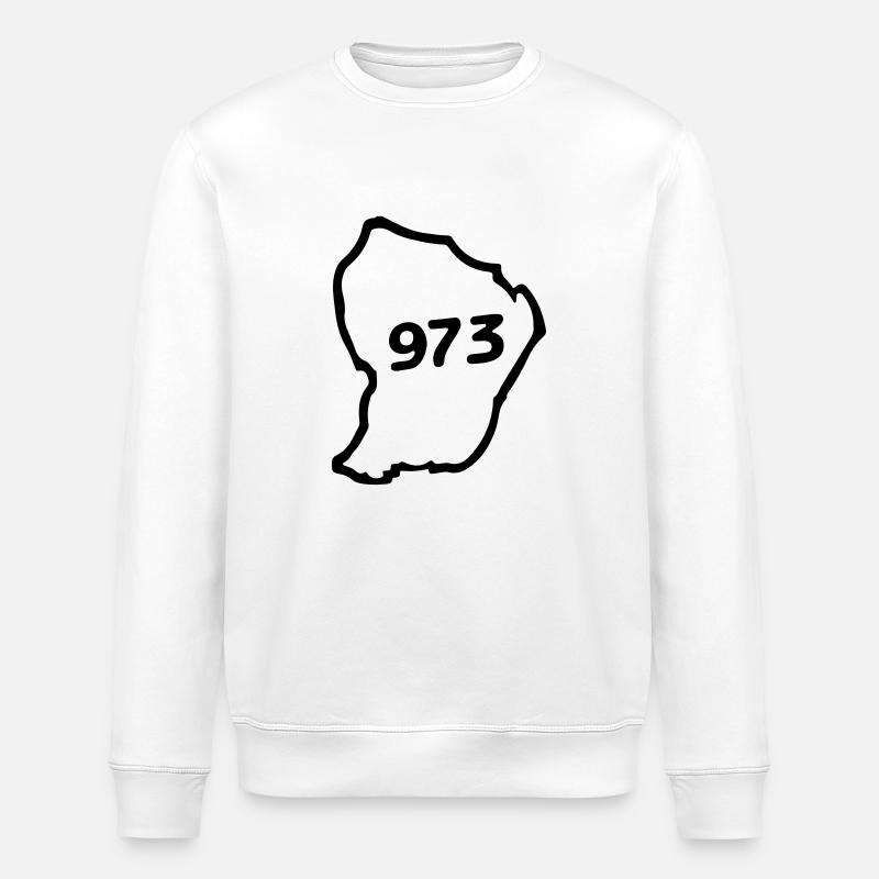 Guyane - Sweat bio ROLLER Stanley/Stella Unisexe - blanc