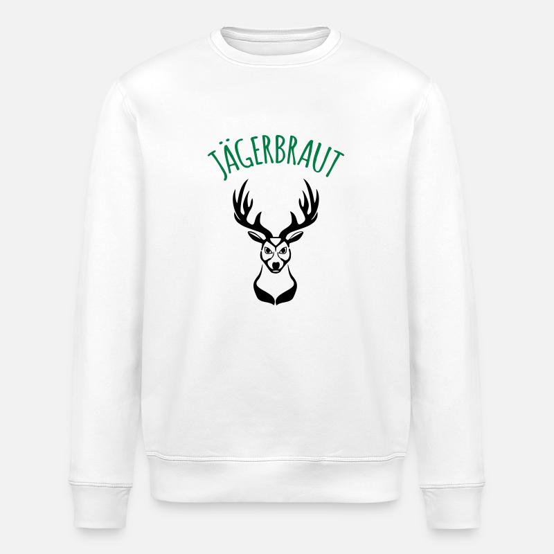 Jägerbraut 1c - Stanley/Stella Unisex Bio-Sweatshirt ROLLER - Weiß