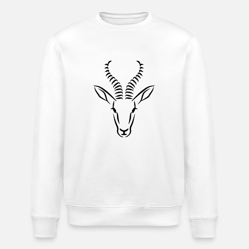 Springbok - Sweat bio ROLLER Stanley/Stella Unisexe - blanc