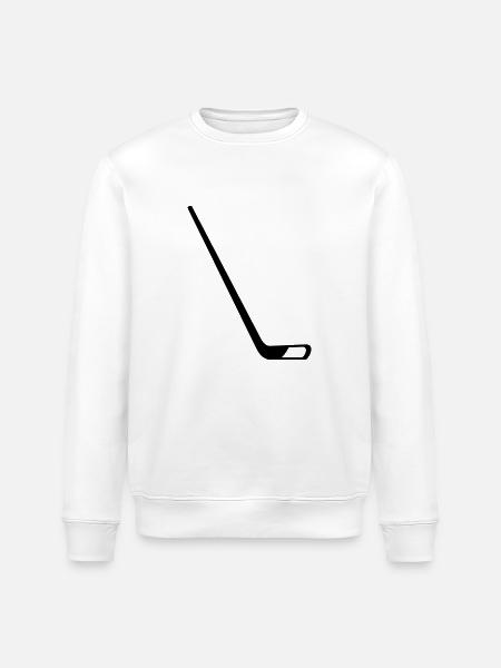 Ice hockey stick - Stanley/Stella ROLLER Unisex Organic Sweatshirt - white