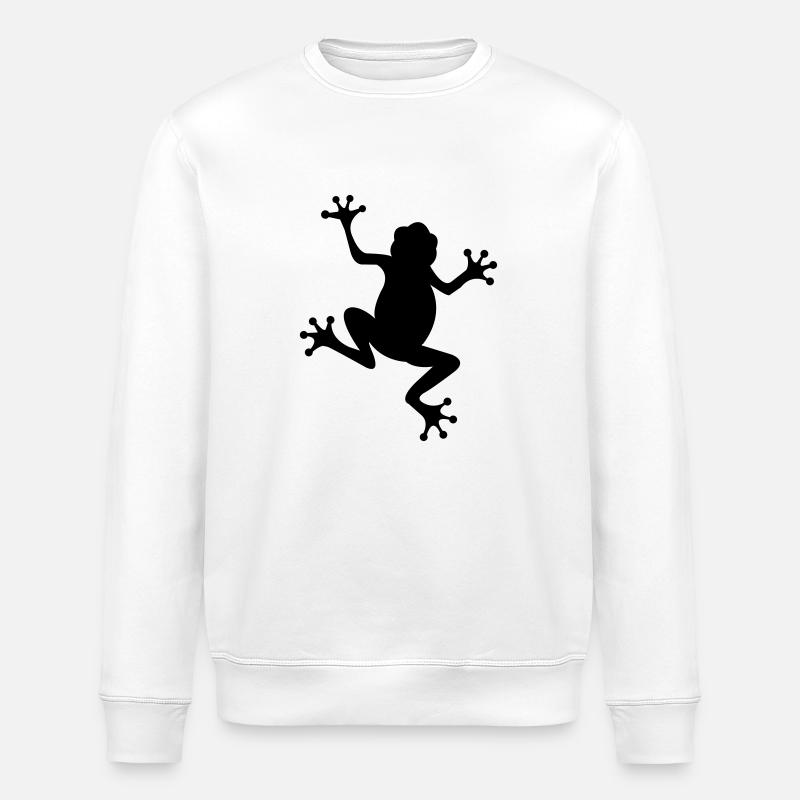 frog_001 - Sweat bio ROLLER Stanley/Stella Unisexe - blanc