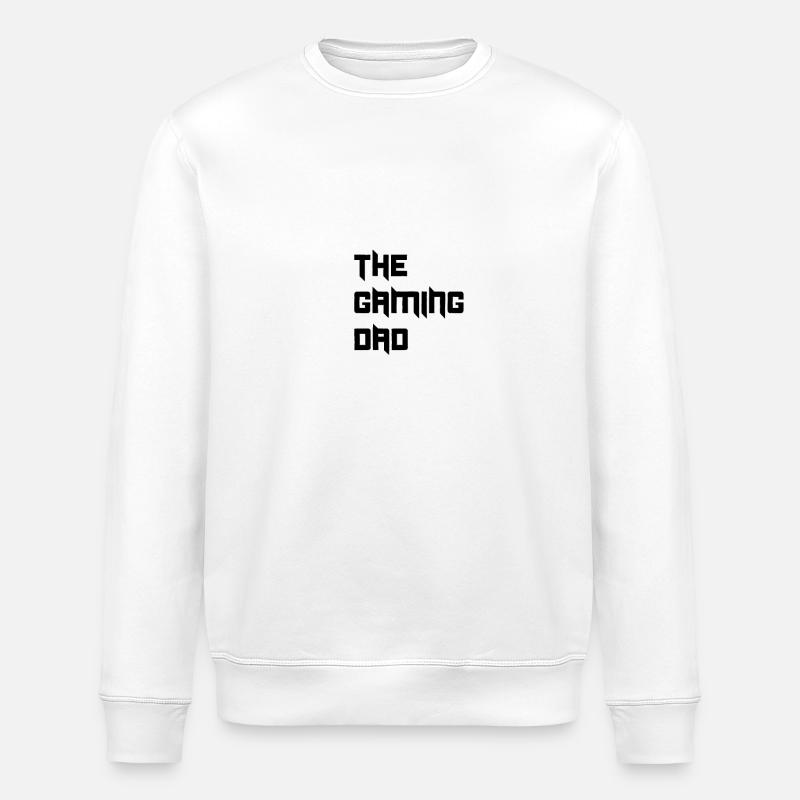 The Gaming Dad - Stanley/Stella Unisex Bio-Sweatshirt ROLLER - Weiß