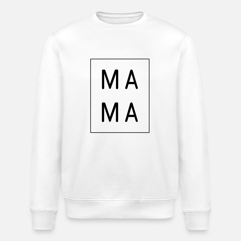 mummy - Stanley/Stella ROLLER Unisex Organic Sweatshirt - white