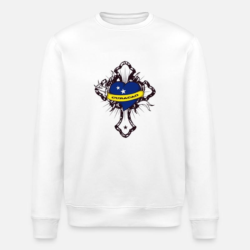 Curacao - Stanley/Stella Unisex Bio-Sweatshirt ROLLER - Weiß