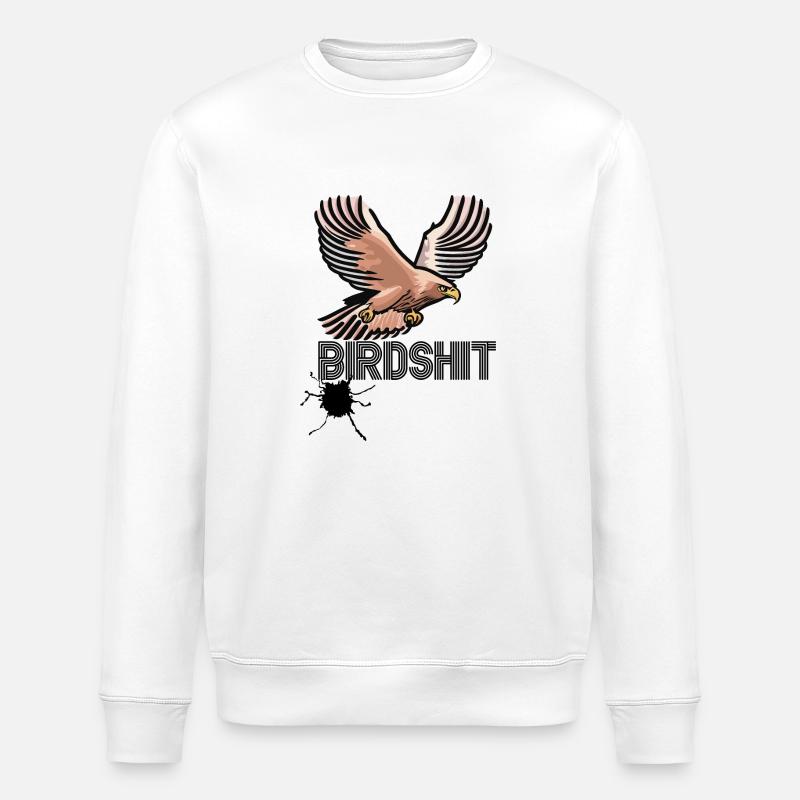 BIRDSHIT - AIGLE - Sweat bio ROLLER Stanley/Stella Unisexe - blanc