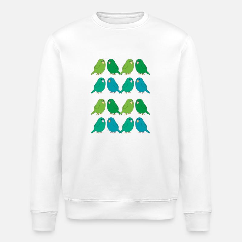 Budgie Group - Stanley/Stella ROLLER Unisex Organic Sweatshirt - white
