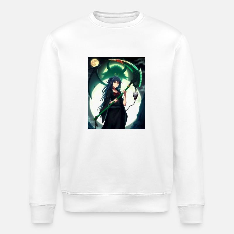Fatalis Anime Design - Stanley/Stella Unisex Bio-Sweatshirt ROLLER - Weiß