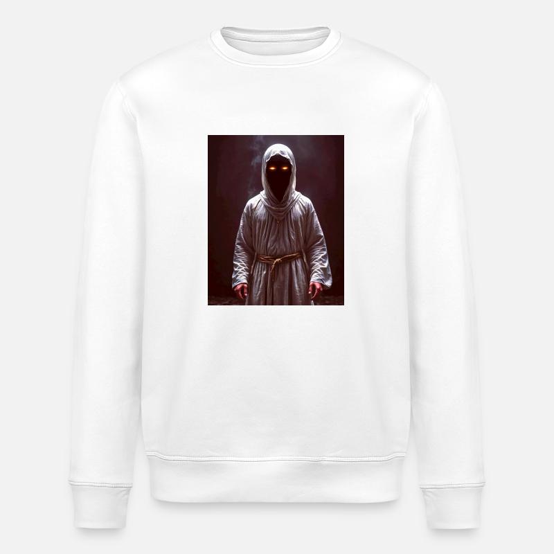 Noppera-bō Geist, der regungslos dasteht, - Stanley/Stella Unisex Bio-Sweatshirt ROLLER - Weiß