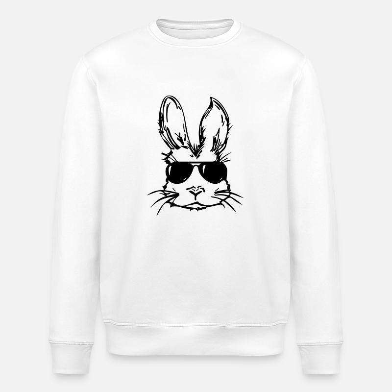 lapin - Sweat bio ROLLER Stanley/Stella Unisexe - blanc