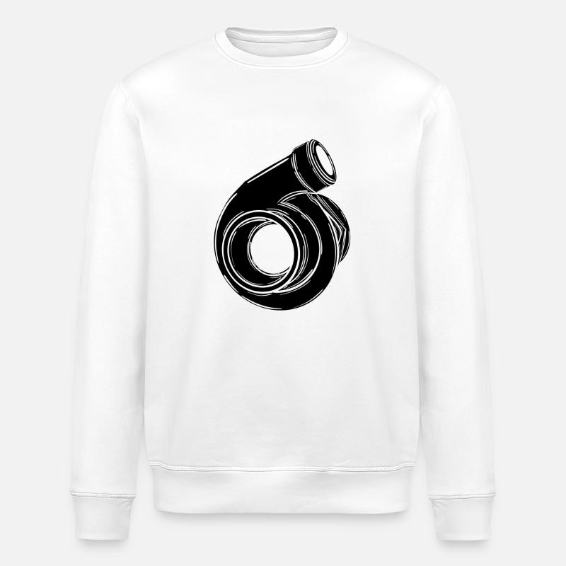 Turbo - Sweat bio ROLLER Stanley/Stella Unisexe - blanc
