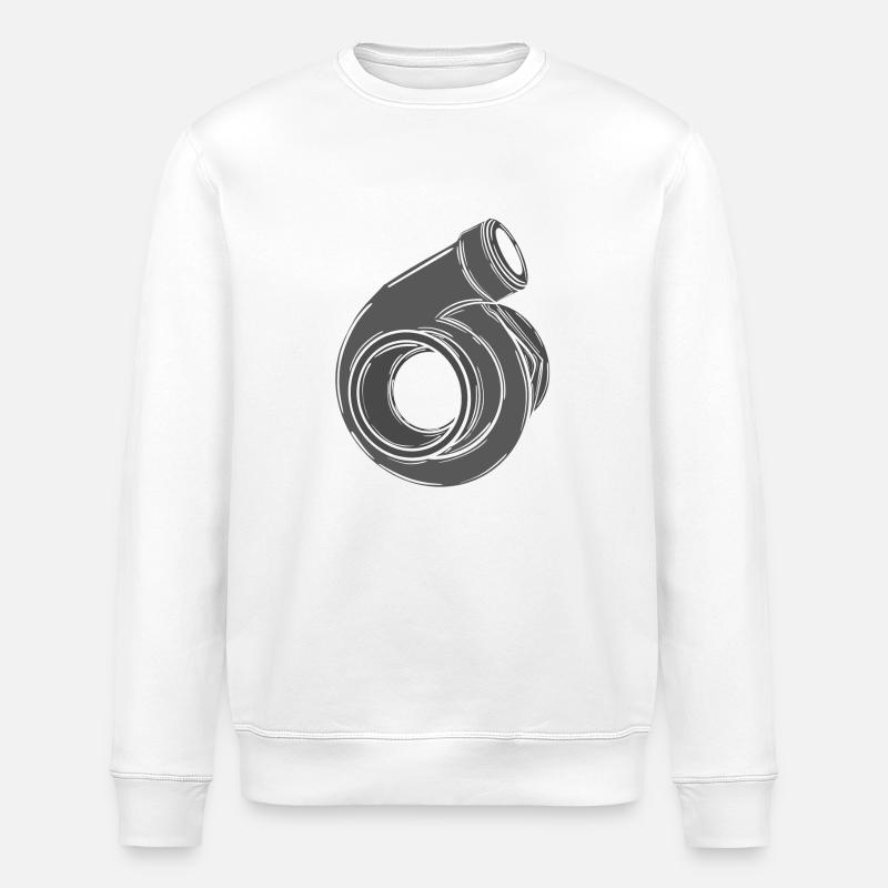 Turbo - Sweat bio ROLLER Stanley/Stella Unisexe - blanc