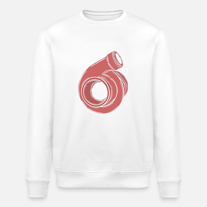 Turbo - Stanley/Stella Unisex Bio-Sweatshirt ROLLER - Weiß