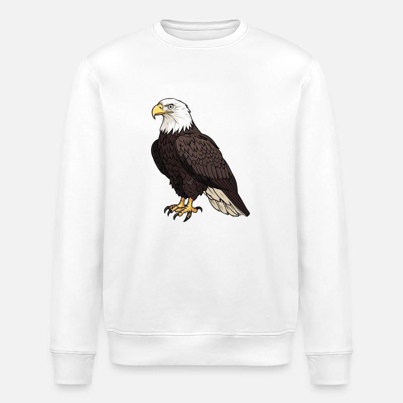 Adler - Stanley/Stella Unisex Bio-Sweatshirt ROLLER - Weiß
