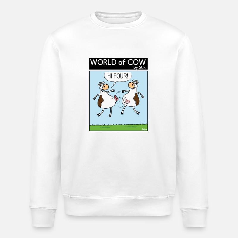 HI FOUR! - Sweat bio ROLLER Stanley/Stella Unisexe - blanc