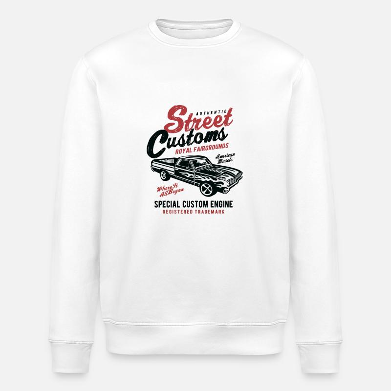 Street Customs - Stanley/Stella Unisex Bio-Sweatshirt ROLLER - Weiß