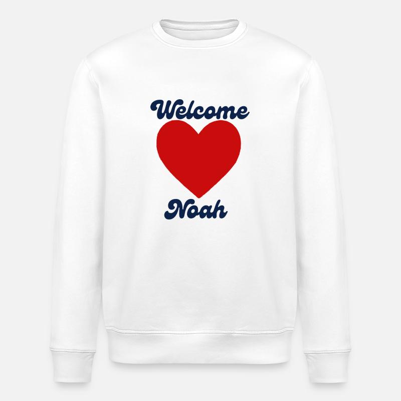 Noahwillkommen - Stanley/Stella Unisex Bio-Sweatshirt ROLLER - Weiß