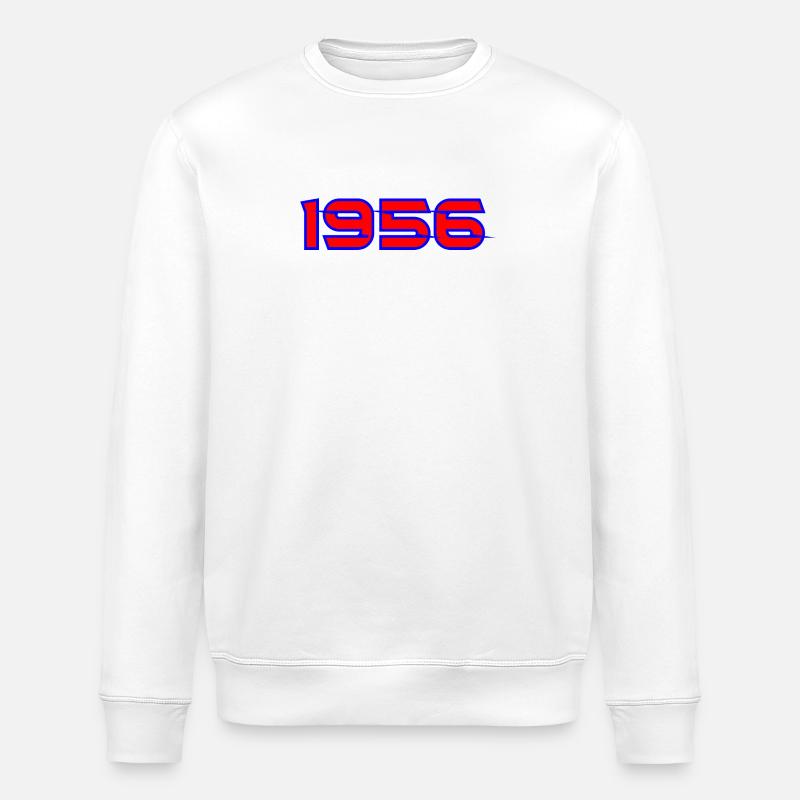 Impression néon lumineuse de 1956 - Sweat bio ROLLER Stanley/Stella Unisexe - blanc