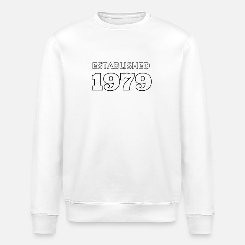Fondée en 1979 - Sweat bio ROLLER Stanley/Stella Unisexe - blanc