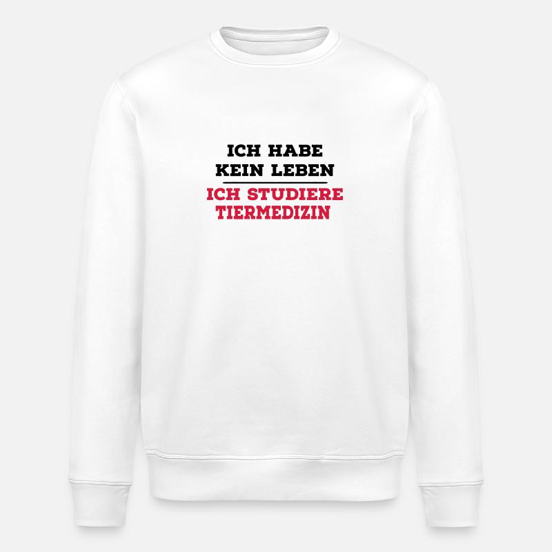Tiermedizin - Stanley/Stella Unisex Bio-Sweatshirt ROLLER - Weiß
