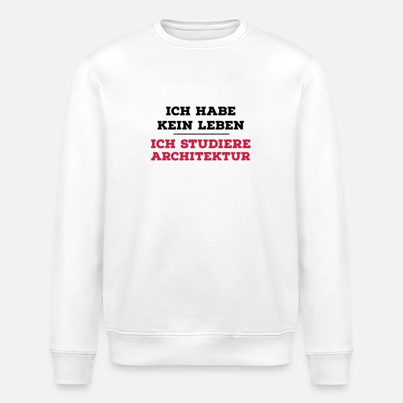 Architektur - Stanley/Stella Unisex Bio-Sweatshirt ROLLER - Weiß