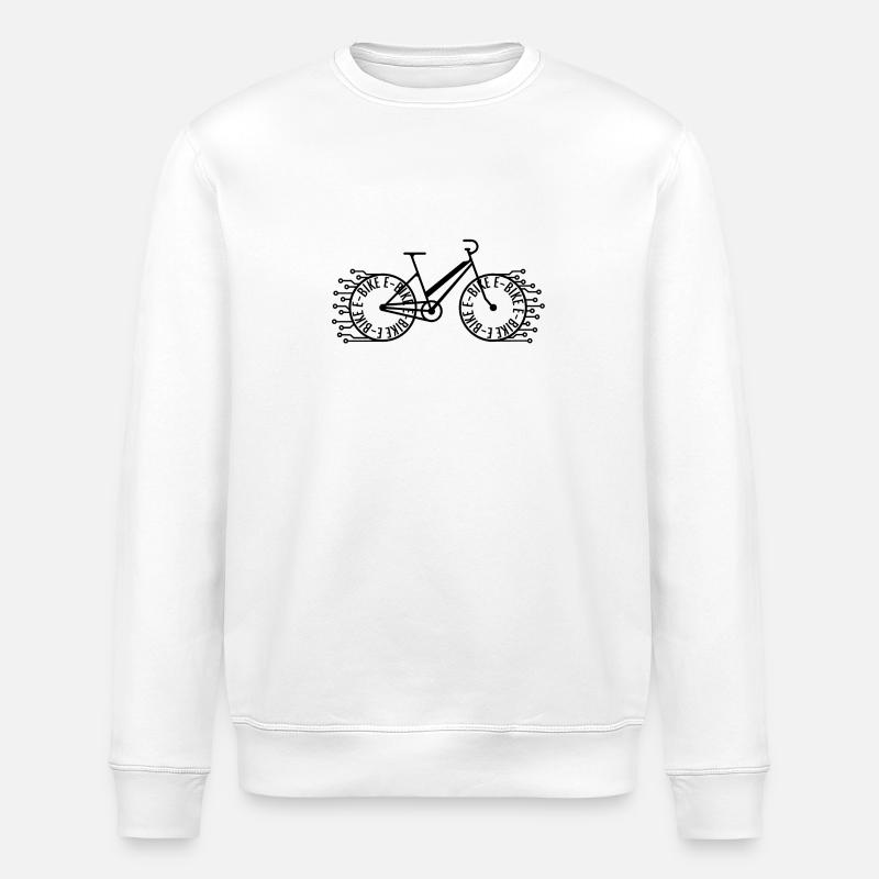 E Vélo Vélo - Sweat bio ROLLER Stanley/Stella Unisexe - blanc