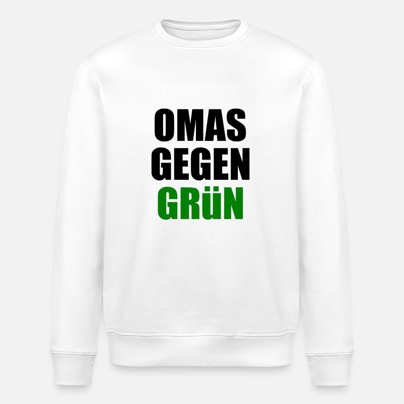 Omas gegen grün - Stanley/Stella Unisex Bio-Sweatshirt ROLLER - Weiß
