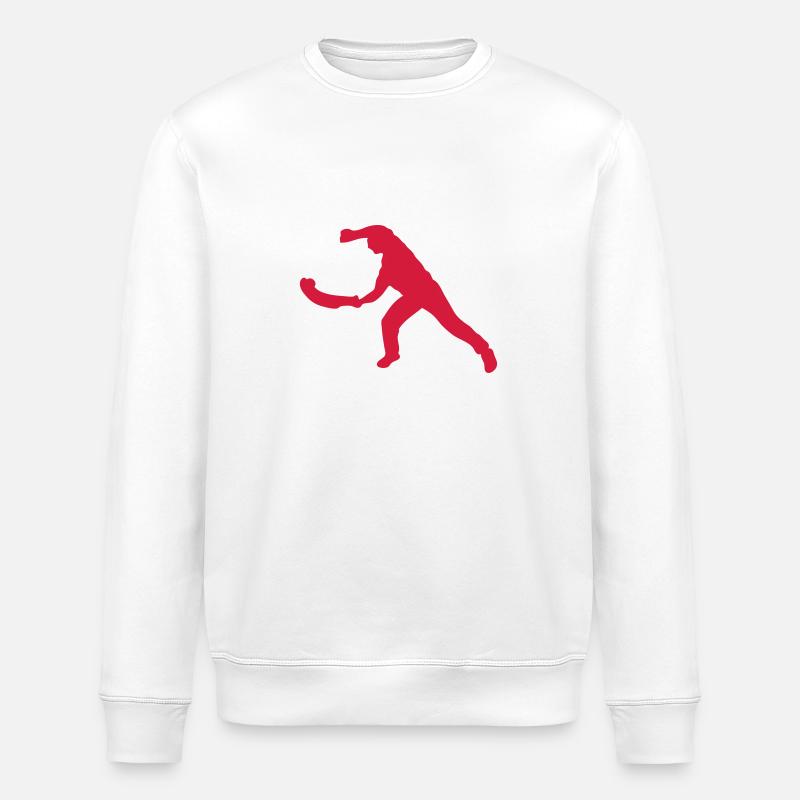 pelote basque silhouette 2 - Sweat bio ROLLER Stanley/Stella Unisexe - blanc